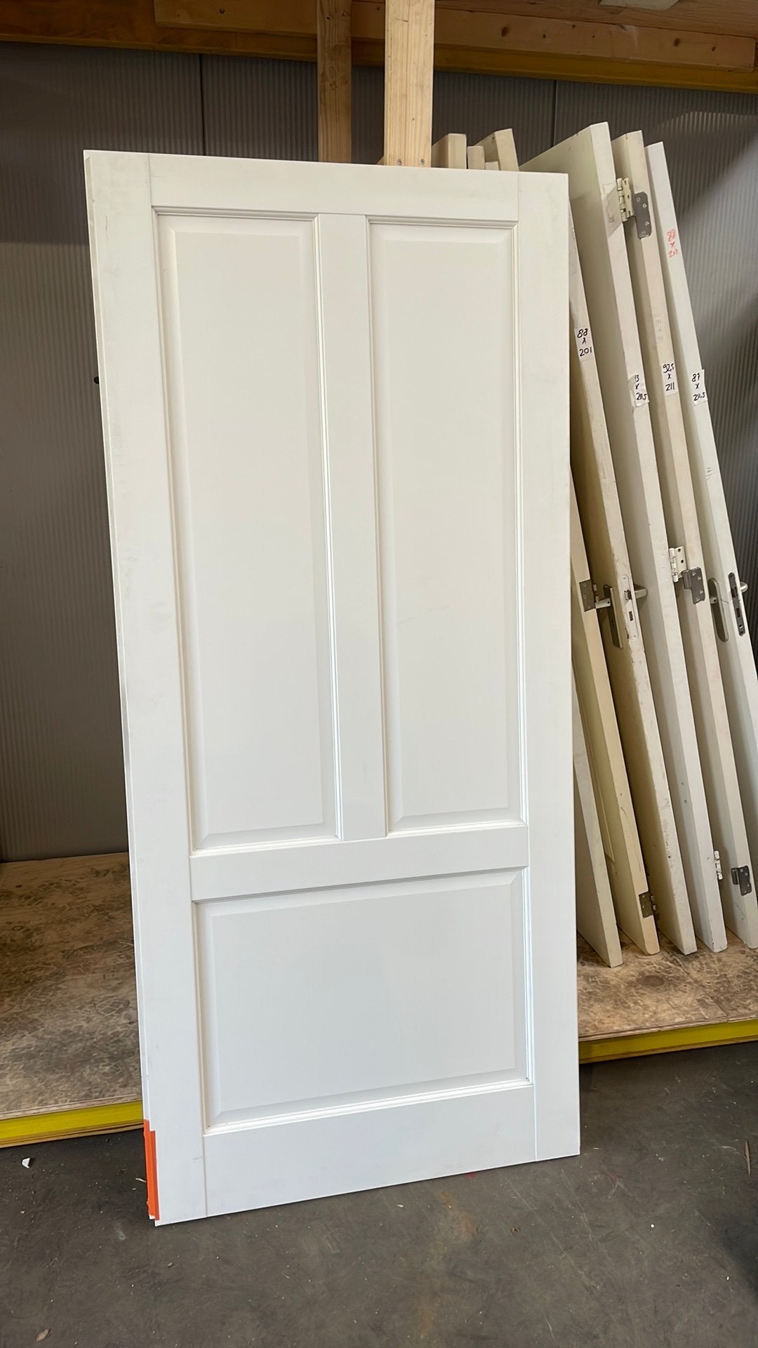 Opdek paneeldeur 93x211,5, Ophalen, Zo goed als nieuw, Binnendeur, 200 tot 215 cm