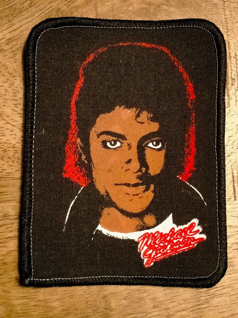 Michael Jackson bad Thriller vintage logo patch embleem, Verzamelen, Ophalen of Verzenden, Nieuw, Kleding
