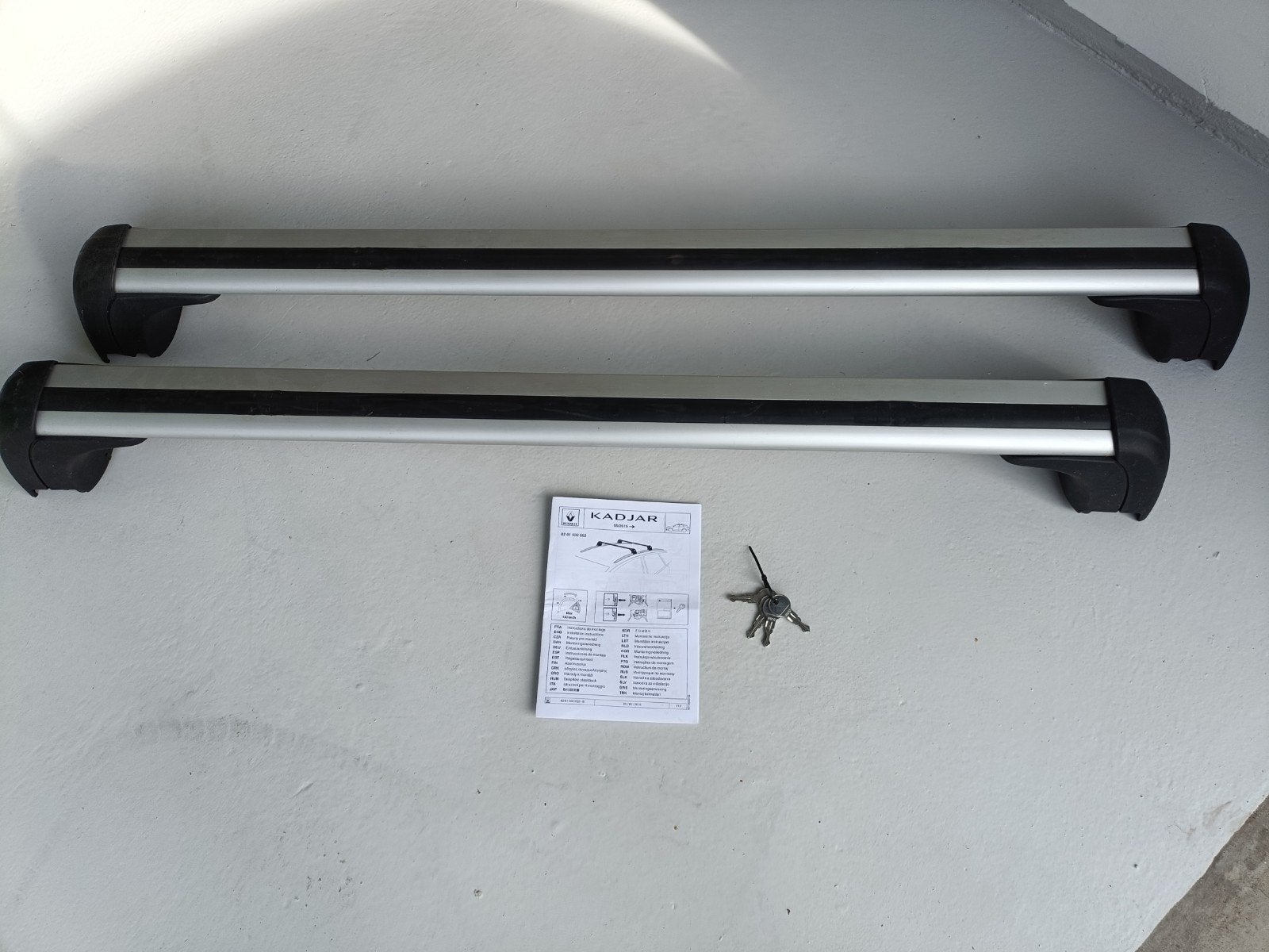 Renault Kadjar dakdragers (origineel), Ophalen, Gebruikt