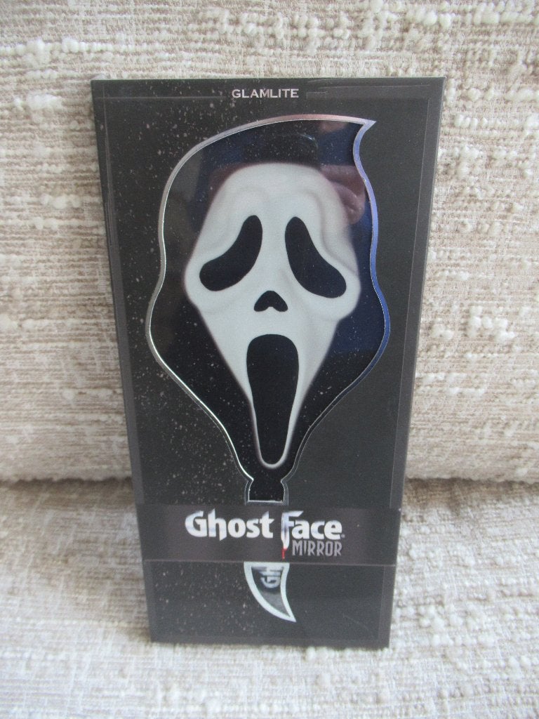 Glamlite x GHOST FACE MIRROR / ghostface scream handspiegel, Overige kleuren, Gehele gezicht, Nieuw, Ophalen of Verzenden