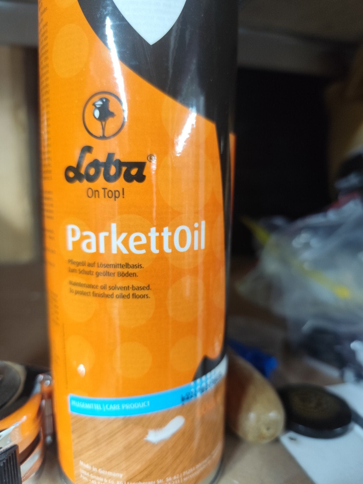 18x1liter Loba ParkettOil, Doe-het-zelf en Verbouw, Ophalen of Verzenden