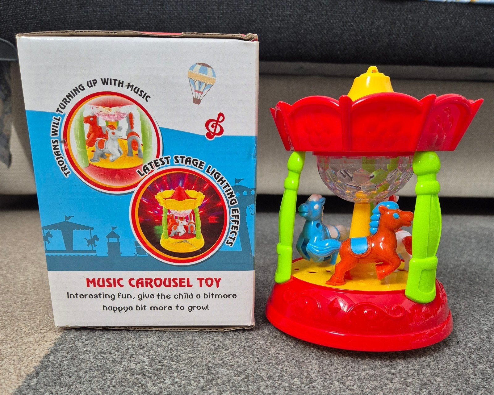 Paarden carrousel, Ophalen of Verzenden, Zo goed als nieuw, Jongen of Meisje
