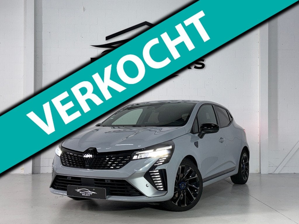 Renault Clio 1.6 E-Tech Full Hybrid 145 esprit Alpine*Dodenh, Auto's, Renault, 94 pk, Gebruikt, Zwart, 4 cilinders
