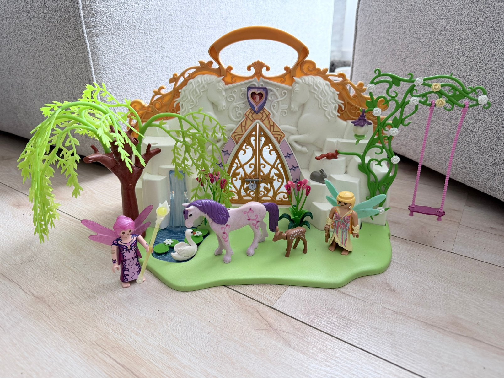 Playmbiel Fairies, Ophalen, Gebruikt, Gebouw, Complete set