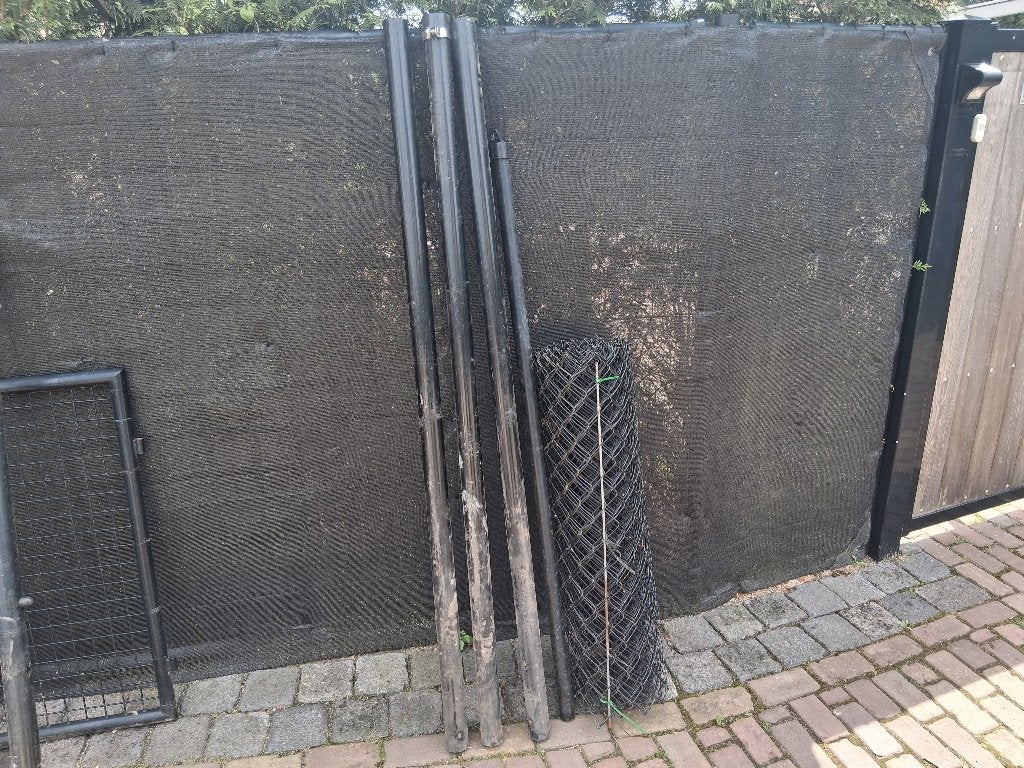 Afrastering, Ophalen of Verzenden, Gebruikt, Minder dan 10 meter, Gaas