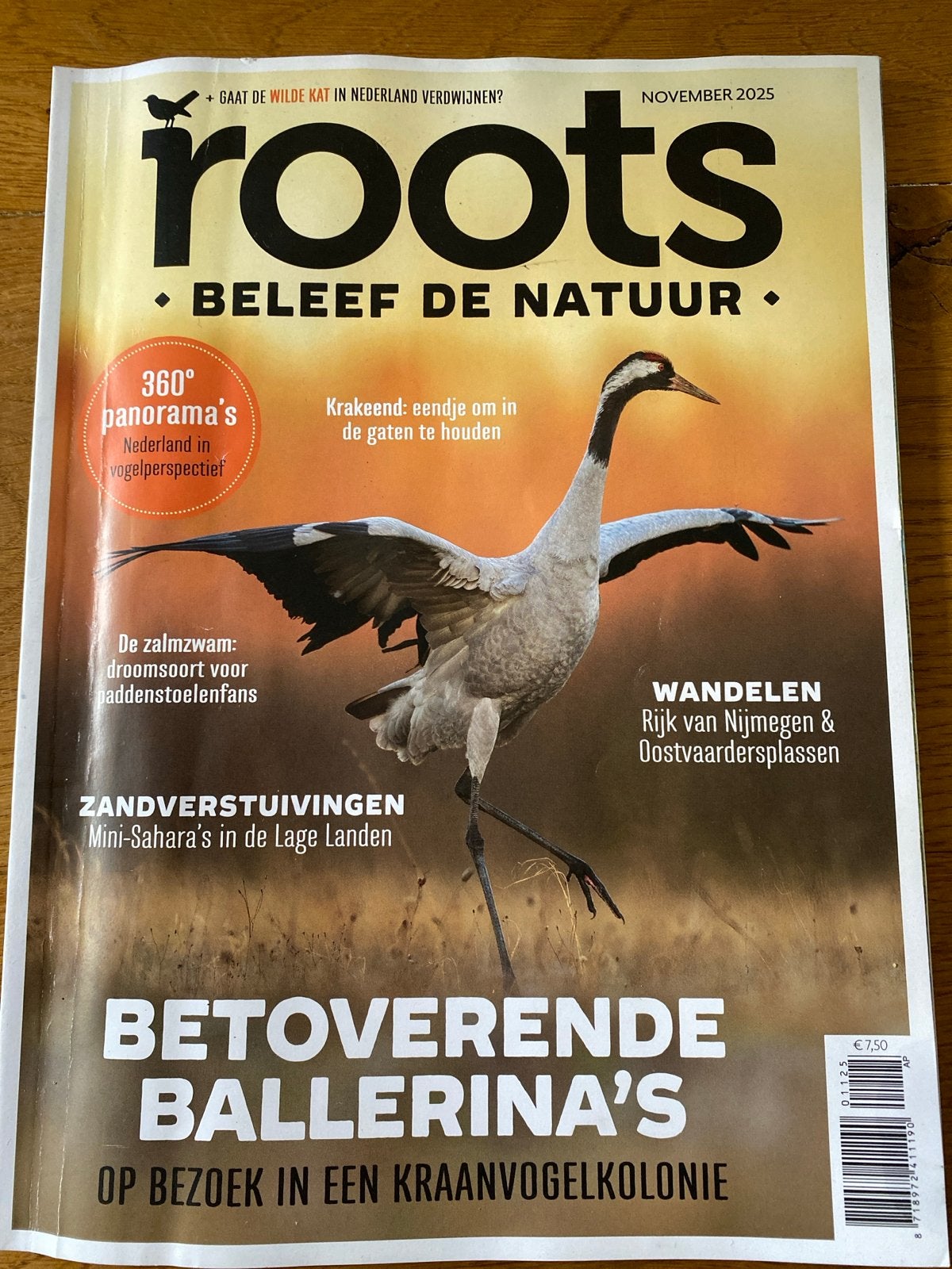 Roots Magazine November 2025 - Beleef de Natuur, Boeken, Natuur, Ophalen of Verzenden, Gelezen, Natuur algemeen