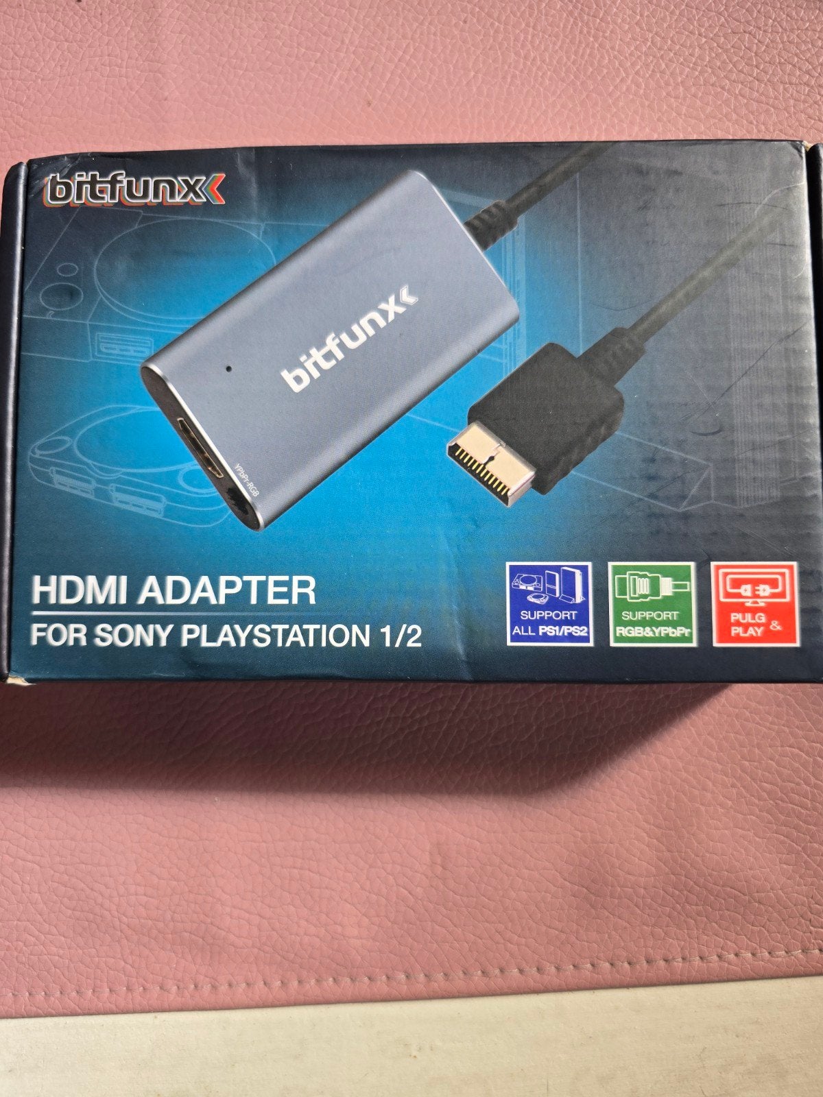 Bitfunx HDMI Adapter voor Sony PlayStation 1/2 - Nieuw, Ophalen of Verzenden