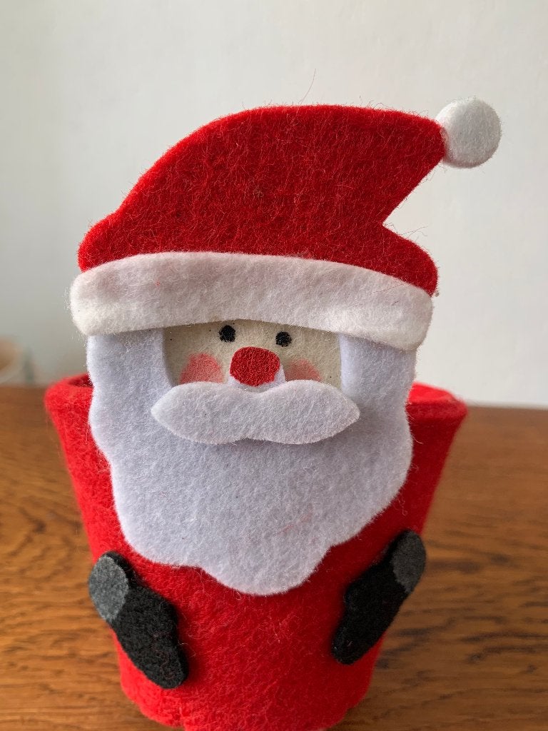 Kerstman met Mandje van 'Vilt' Nieuw, Diversen, Ophalen of Verzenden, Nieuw