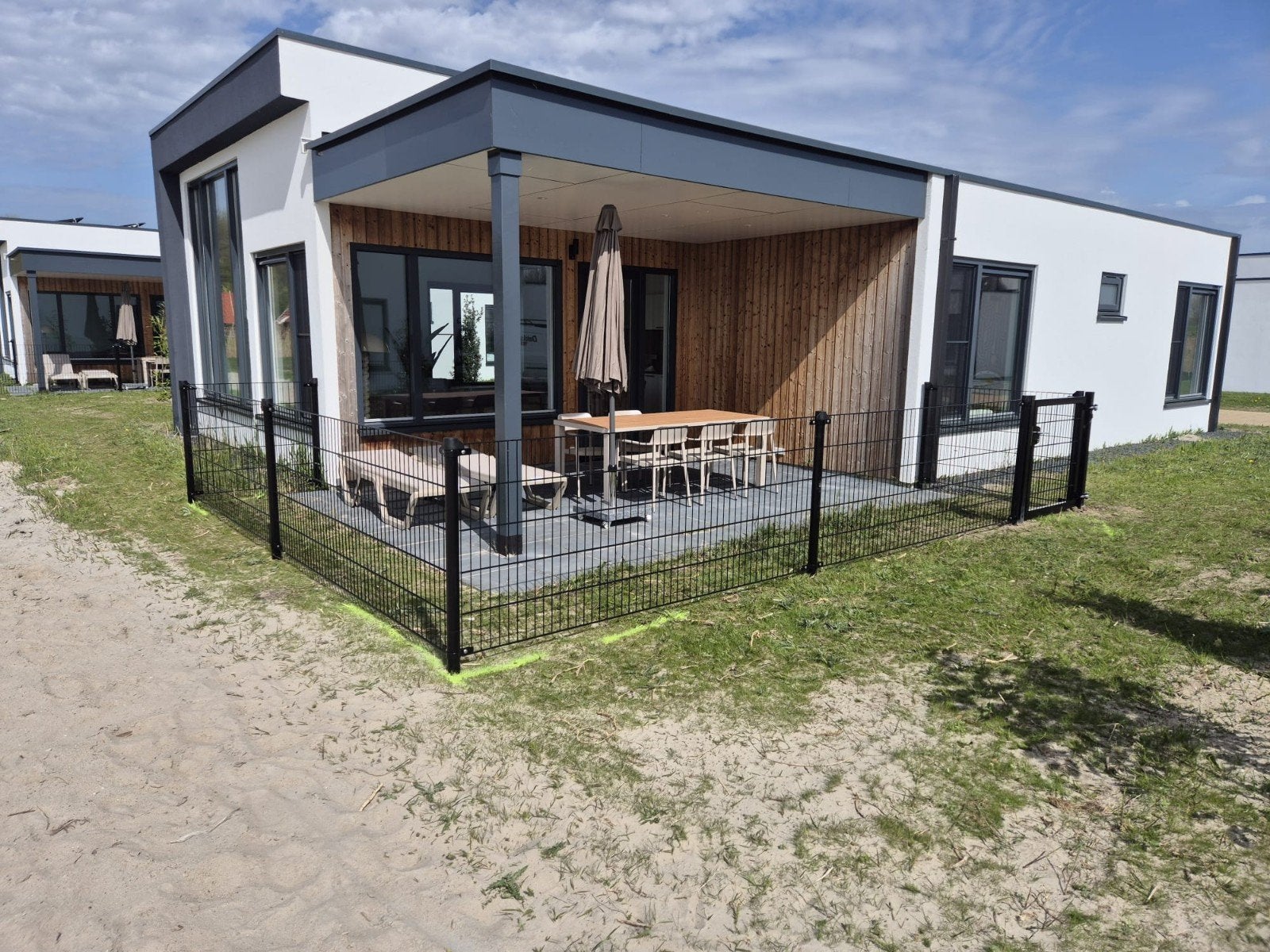 ZWART DUBBELSTAAFS HEKWERK – VERKOOP & PLAATSING, Tuin en Terras, Ophalen of Verzenden, Nieuw, IJzer