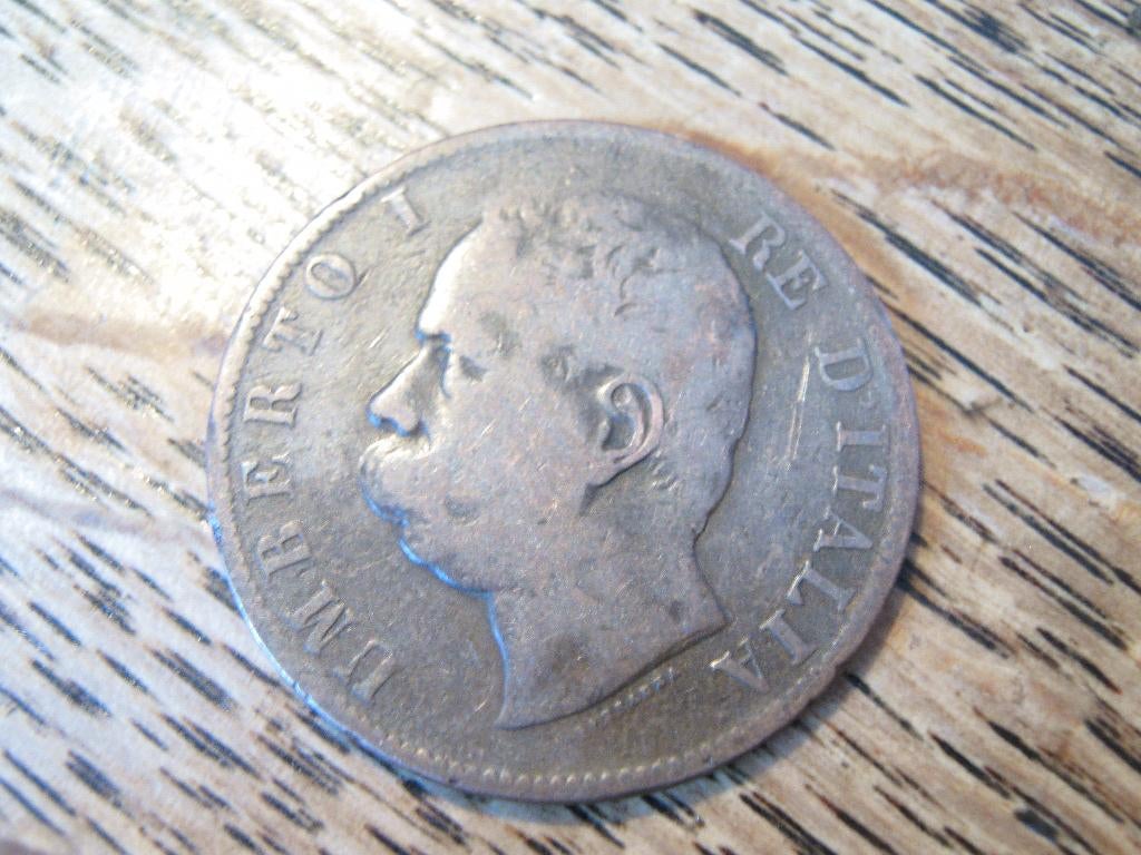 Italie 10 Centesimi 1893, koning Umberto I #297, Ophalen of Verzenden, Italië, Losse munt