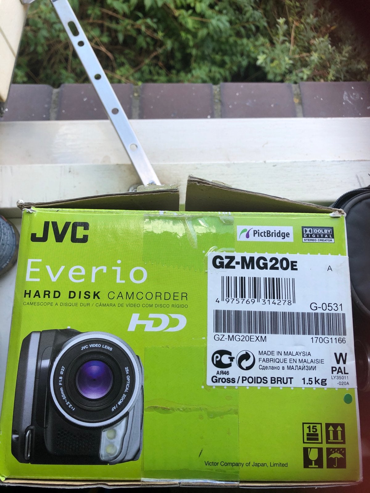 JVC Everio GZ-MG20E Hard Disk Camcorder met 20GB HDD, JVC, Camera, Gebruikt, Harde schijf