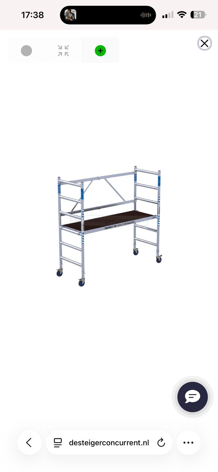 Rolstijger te huur, Ophalen, Zo goed als nieuw, Rolsteiger of Kamersteiger, 5 meter of hoger
