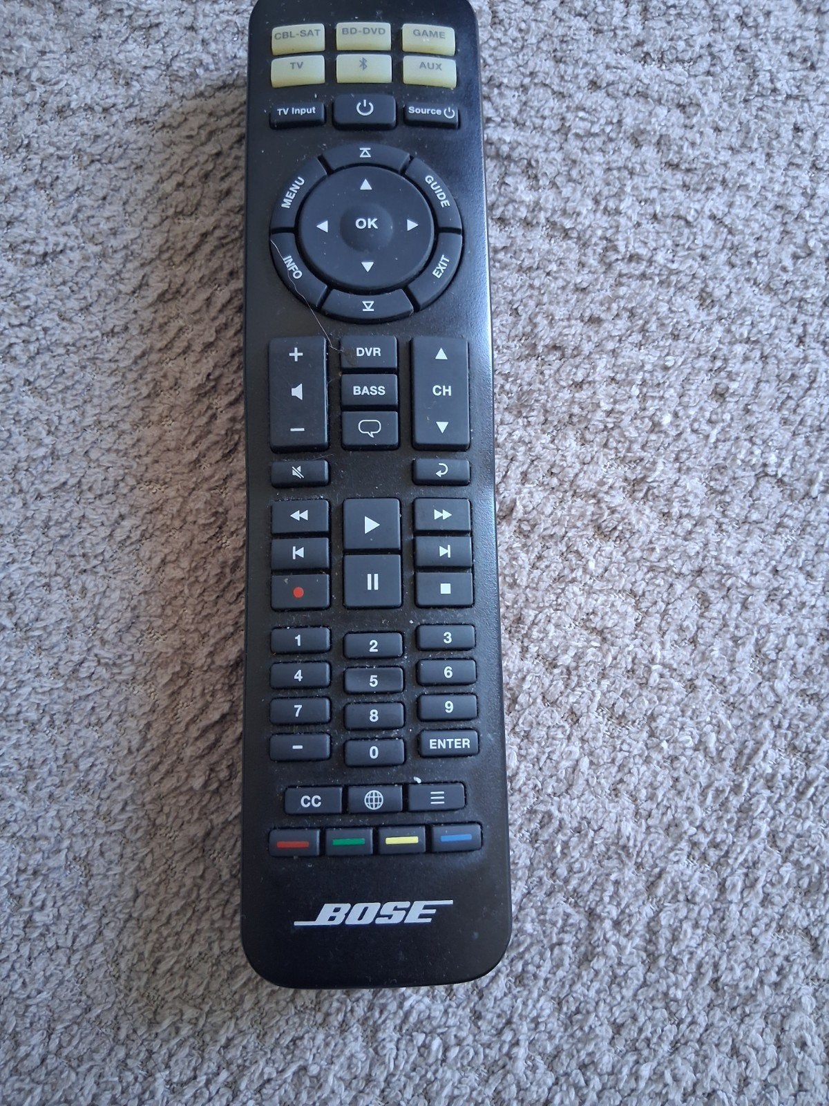 Bose Soundbar met afstandsbediening, Ophalen of Verzenden, Gebruikt