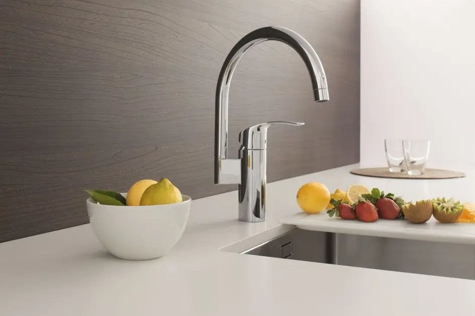 Grohe Keukenkraan met Hoge Uitloop. Kraan keuken mengkraan, Ophalen of Verzenden, Nieuw, Kraan
