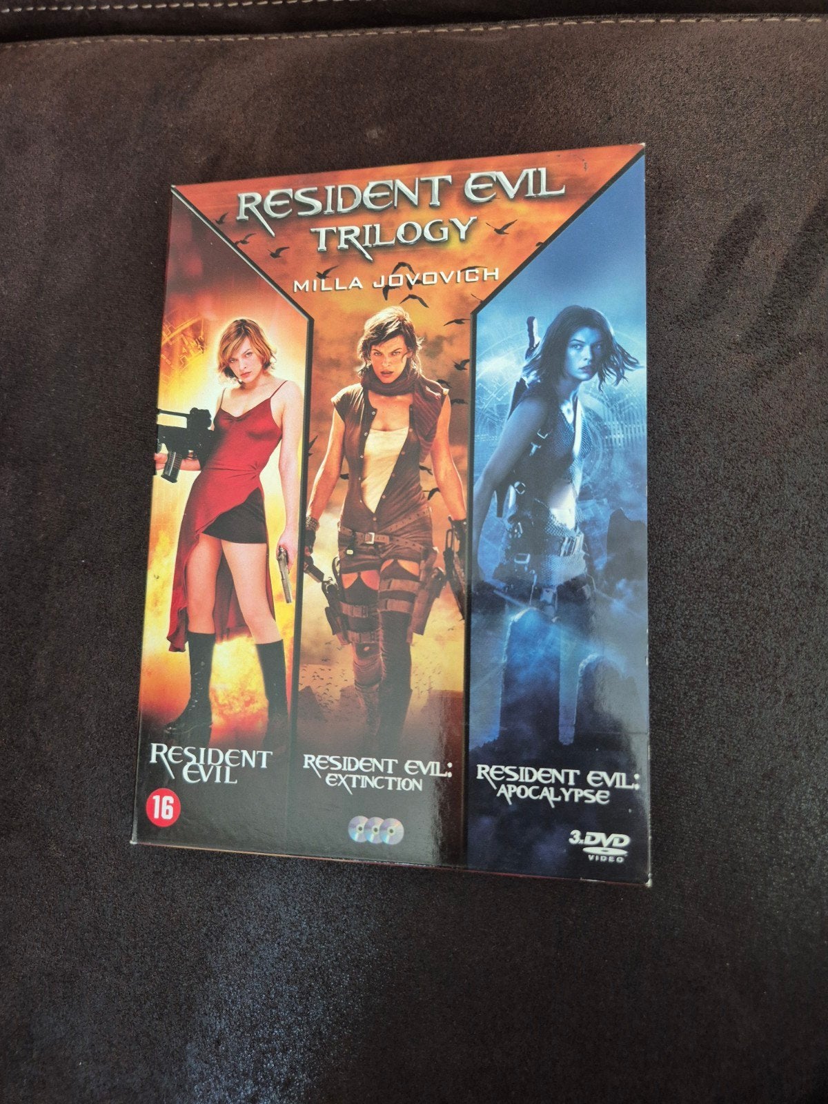 Resident Evil Trilogy DVD Boxset - Nieuwstaat, Engels, Vanaf 16 jaar, Nederlands, Actiethriller