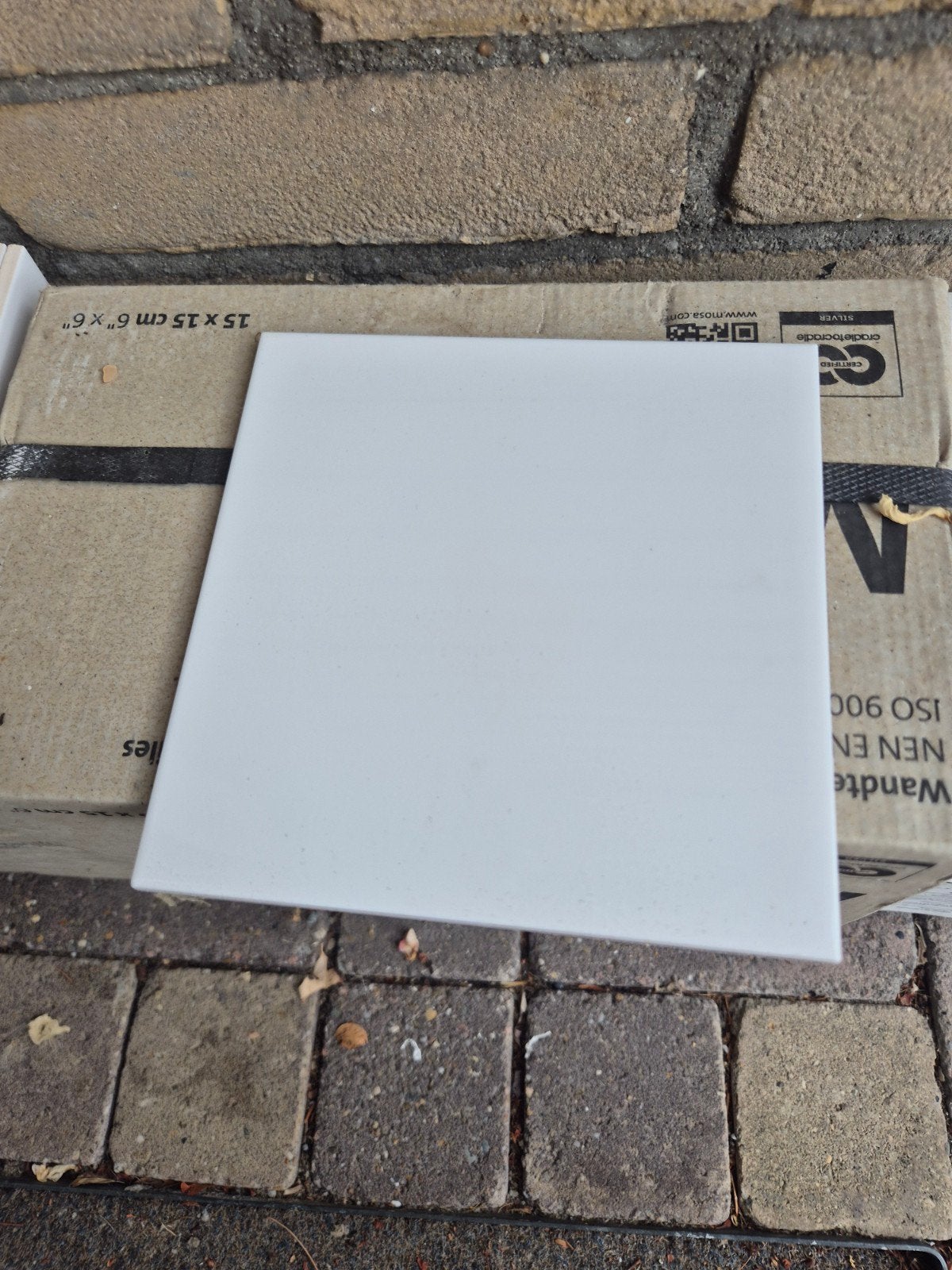 Mosa Wandtegels Wit 15x15 cm - Nieuw in doos, Doe-het-zelf en Verbouw, Tegels, Ophalen, Nieuw, Minder dan 20 cm, Minder dan 20 cm