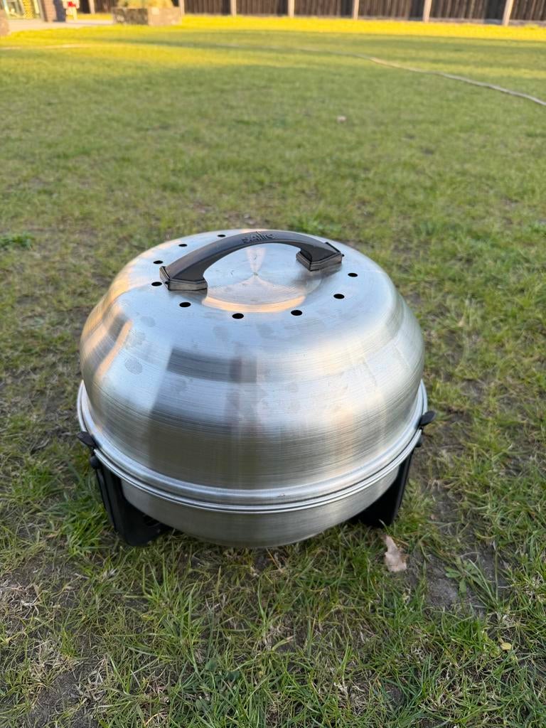 Safire Cooker BBQ met tas en grillrooster zoals Cobb, Ophalen of Verzenden, Zo goed als nieuw, Met accessoires
