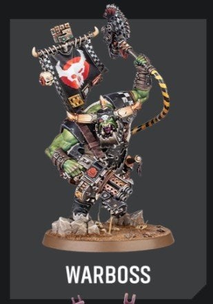 4x Ork leaders warboss weirdboy painboy bannernob, Verzenden, Nieuw, Warhammer 40000, Figuurtje(s)