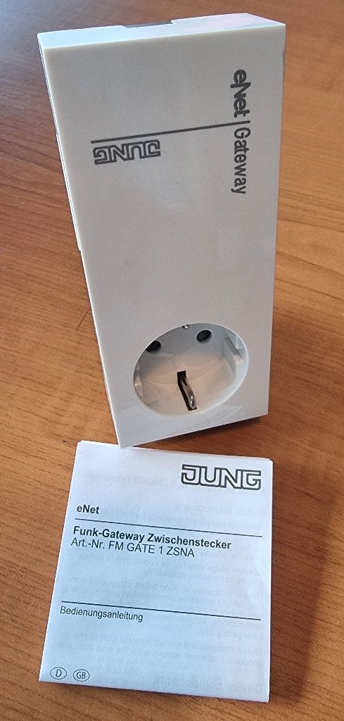 JUNG eNet Funk-Gateway Tussenstekker model FM-GATE-1-ZSNA, Doe-het-zelf en Verbouw, Ophalen of Verzenden, Zo goed als nieuw, Jung