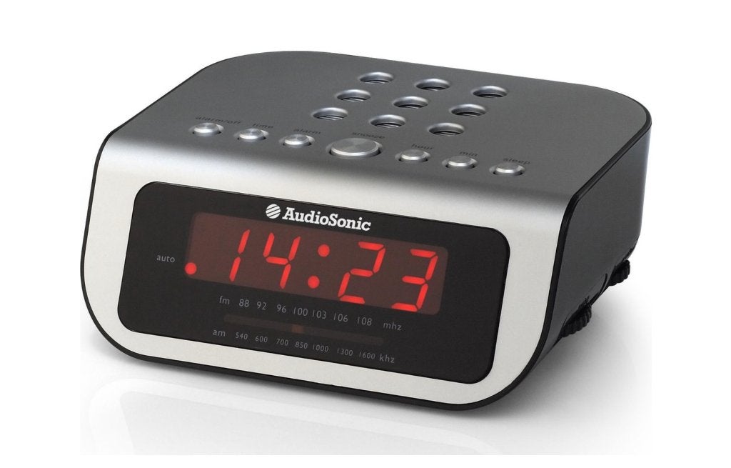 Audiosonic wekkerradio CL-1470, Ophalen of Verzenden, Zo goed als nieuw, Radio