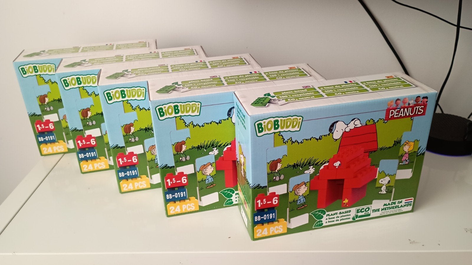 BiOBUDDi Peanuts – Snoopy’s Dog House | BB-0191, Ophalen of Verzenden, Nieuw, Compleet, Complete set