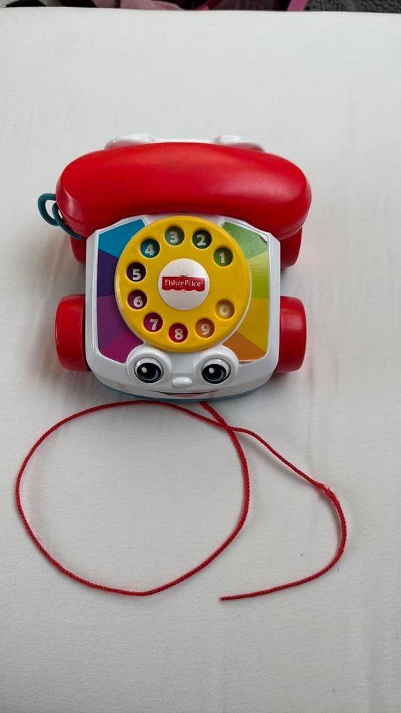 Trek auto fisher price, Ophalen, Zo goed als nieuw, Duw- of Trekspeelgoed