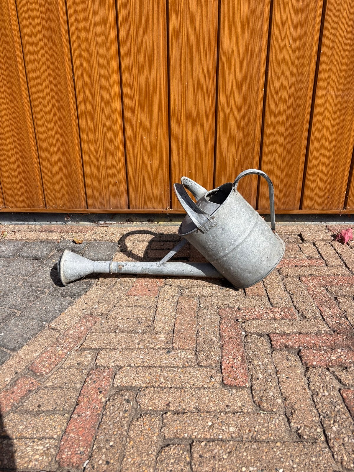 Vintage Zinken Gieter 5L - Tuin Decoratie, Tuin en Terras, Gieters, Ophalen, Gebruikt, Metaal