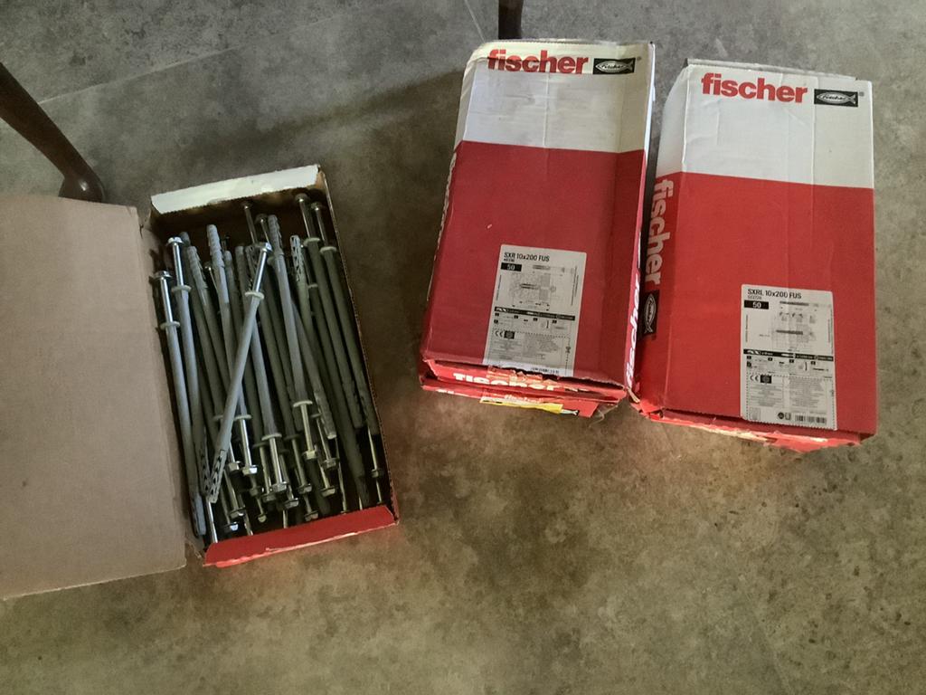 Fischer SXR 10x200 FUS - slimfort pluggen - 243 st + corrosi, Doe-het-zelf en Verbouw, Ophalen of Verzenden, Nieuw, 100 tot 250 mm