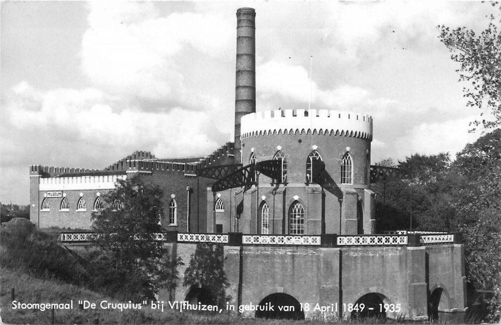 378-284-013 Vijfhuizen Stoomgemaal De Cruquius, Verzenden, Voor 1920, Noord-Holland