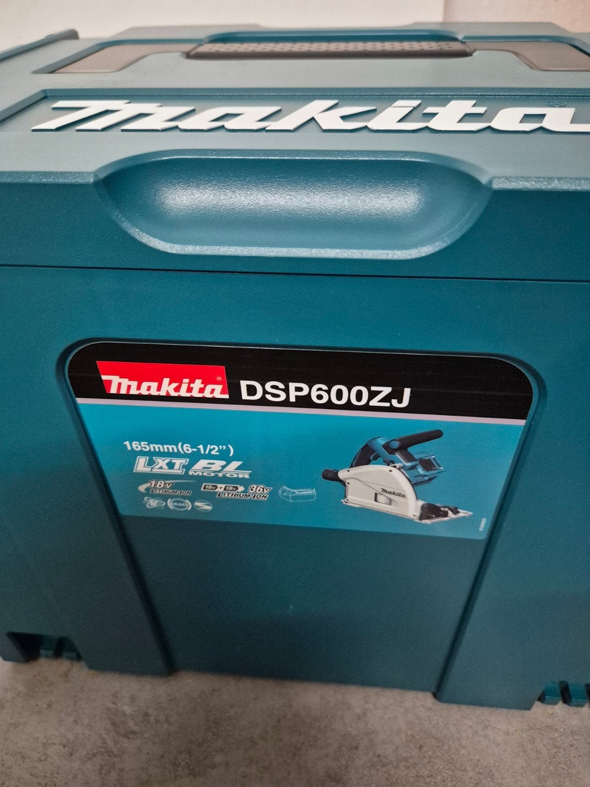 Makita invalzaag DSP600ZJ nieuw met geleiderail, Ophalen, Invalzaag, Nieuw, 30 tot 70 mm