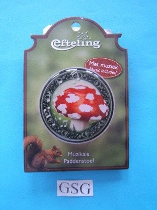 Muzikale paddenstoel nr. EPP442-01, Ophalen, Nieuw, Button of Speldje