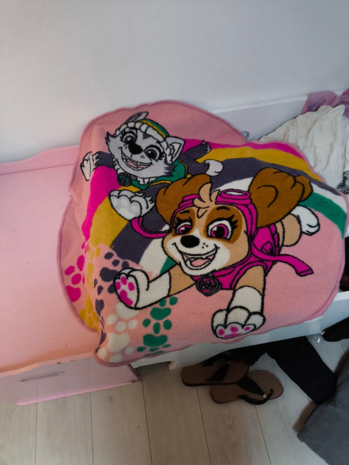 Paw Patrol vloerkleed, Ophalen