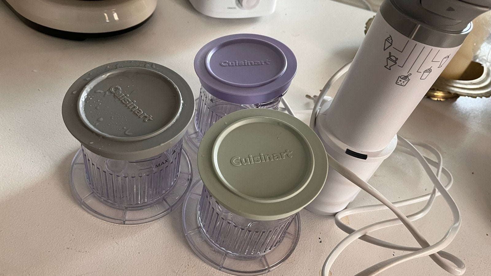 Cuisineart IJsmachine met 3 bekers, Ophalen, Gebruikt, Koelelement