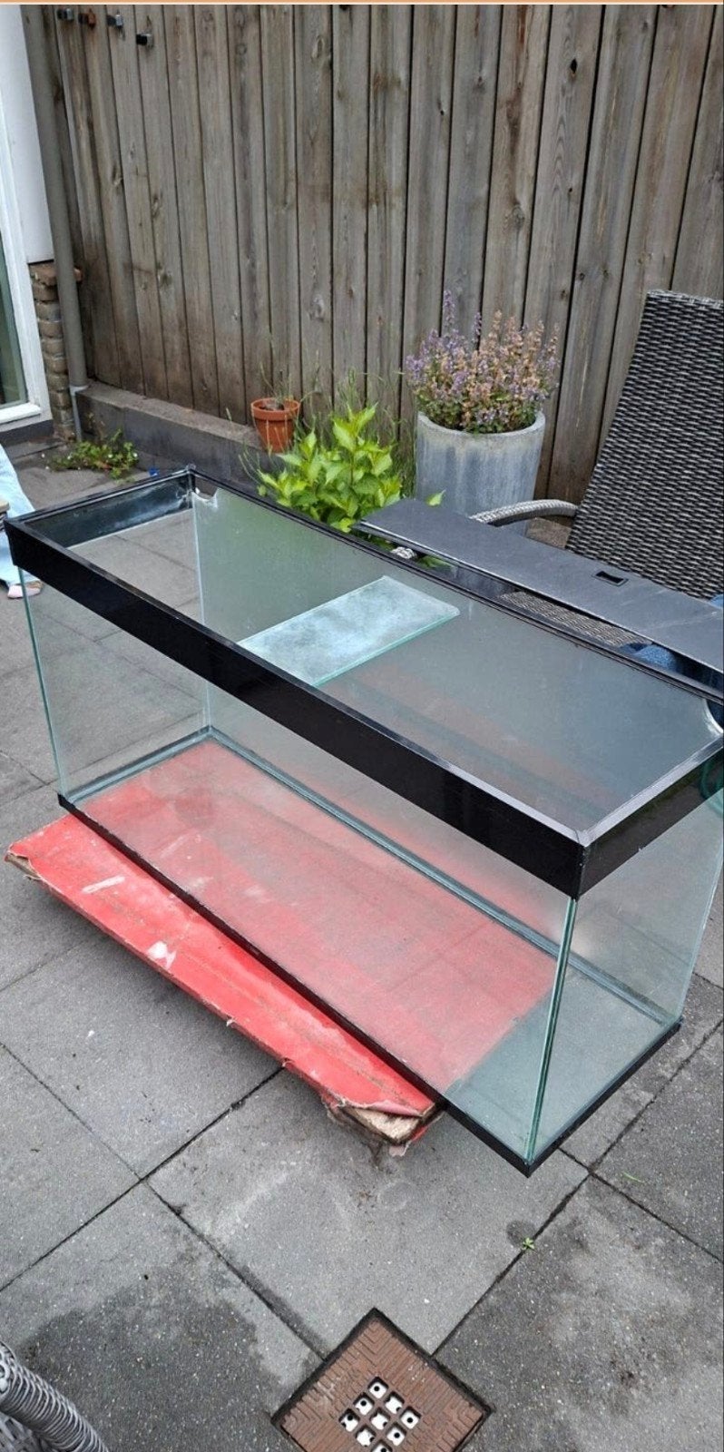 Aquarium CIANO 121X40X61 288LITER, Dieren en Toebehoren, Vissen | Aquaria en Toebehoren, Ophalen, Inclusief deksel, Zo goed als nieuw