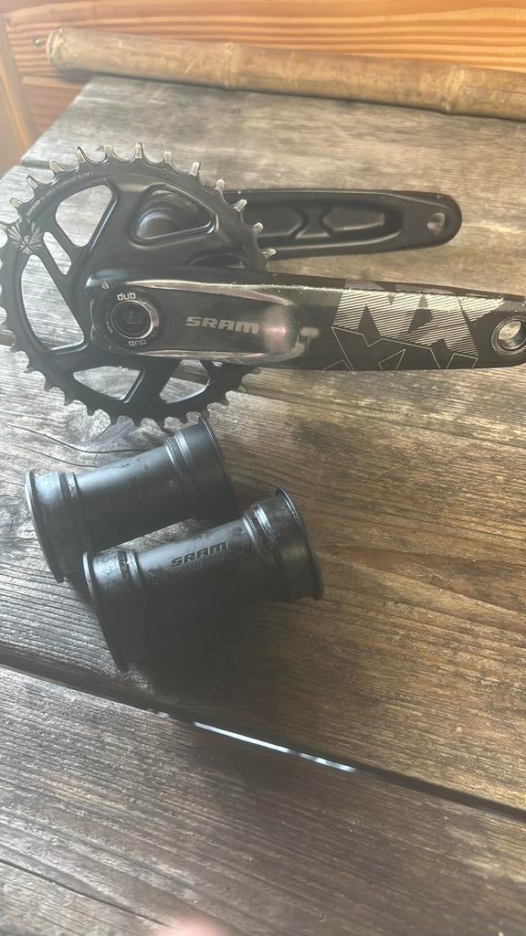 Sram Eagle dub crankstel 175mm 34t met 2 x BB bijna gratis, Ophalen of Verzenden, Zo goed als nieuw