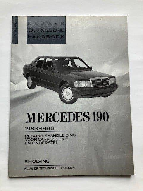 Carrosserie Handboek   Mercedes 190     1983  -  1988     NL, Ophalen of Verzenden