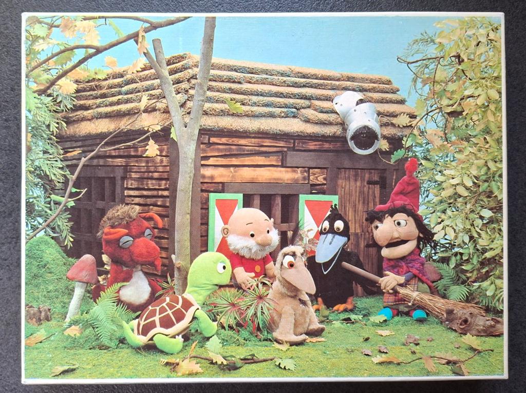 Puzzel Paulus de boskabouter (1974) 63 stukken Vintage, Ophalen of Verzenden, Gebruikt, Overige typen