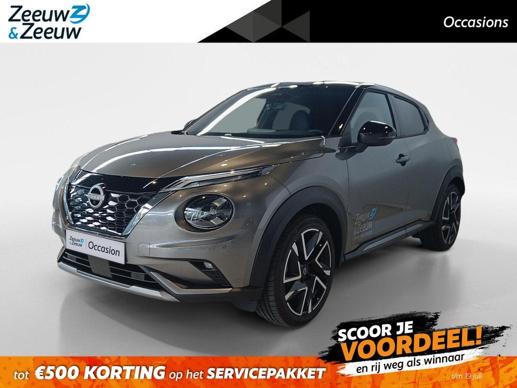 Nissan Juke 1.6 Hybrid N-Design *Tch.pack*Coldpack light*Dod, Auto's, Stof, Automatische klimaatregeling, Origineel Nederlands
