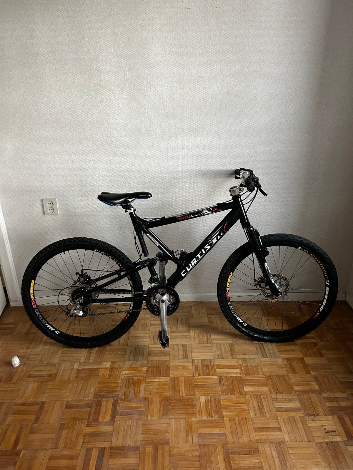 Curtis MTB Full Suspension Mountainbike - Gebruikt, Fietsen en Brommers, Fietsen | Mountainbikes en ATB, Gebruikt, Schijfrem, 53 tot 57 cm