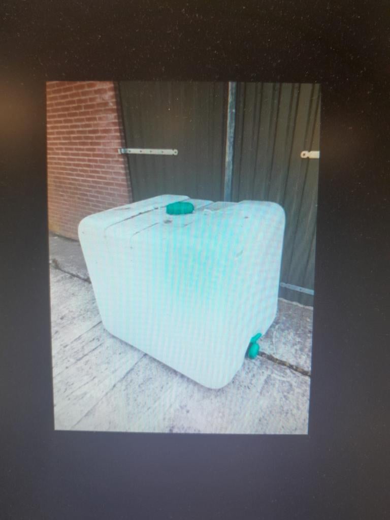 IBC vat - 1000 liter watertank, Ophalen
