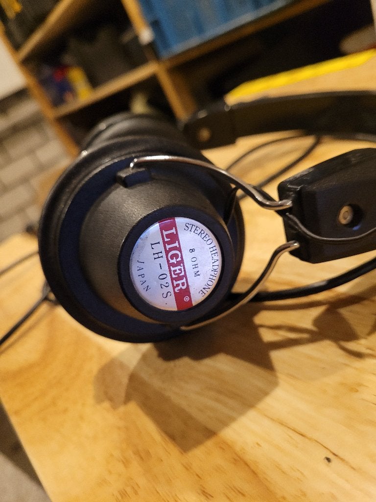 vintage ligier stereo koptelefoon lh-025, Audio, Tv en Foto, Koptelefoons, Ophalen of Verzenden, Gebruikt, Overige merken