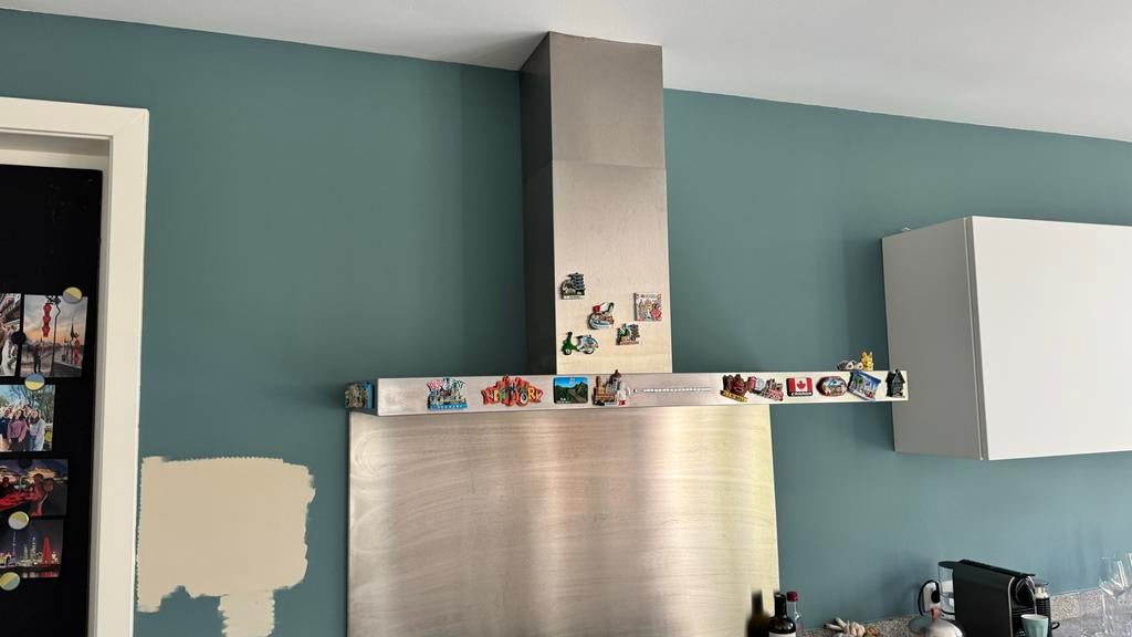 Gutmann Campo Afzuigkap 120 - RVS Wandschouwkap+ wandplaat, Witgoed en Apparatuur, Afzuigkappen, Ophalen, Gebruikt, Wandschouwkap