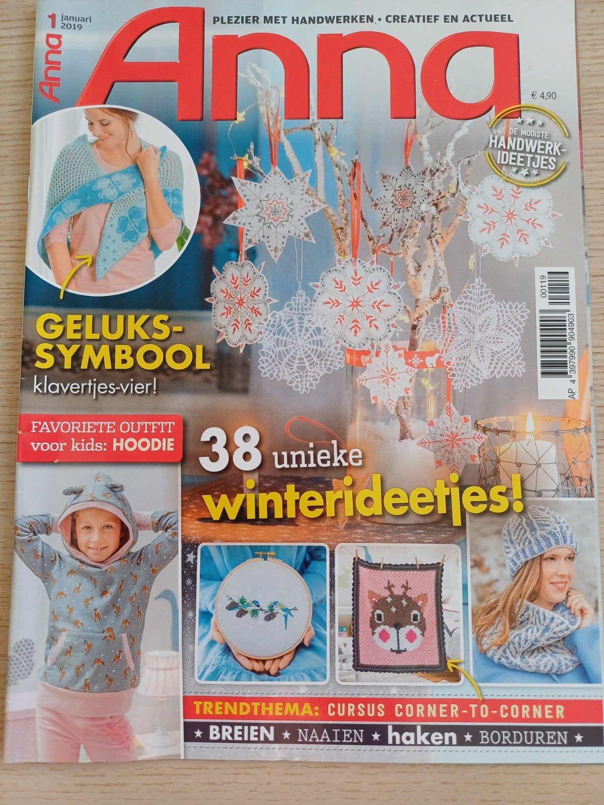 Anna creatief handwerk ideen haken breien, Hobby en Vrije tijd, Ophalen of Verzenden, Zo goed als nieuw, Breien of Haken, Patroon of Boek