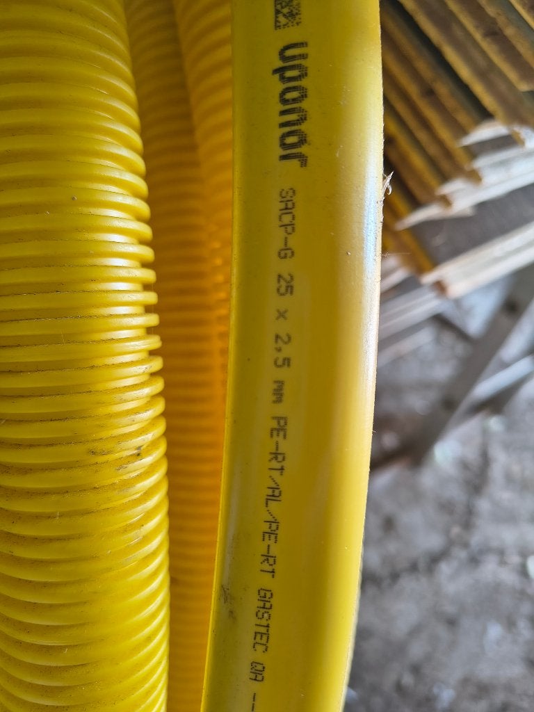 22 meter Nieuwe Upinor meerlagen gasbuis 25 mm met mantel, Doe-het-zelf en Verbouw, Buizen en Afvoer, Ophalen, Overige materialen