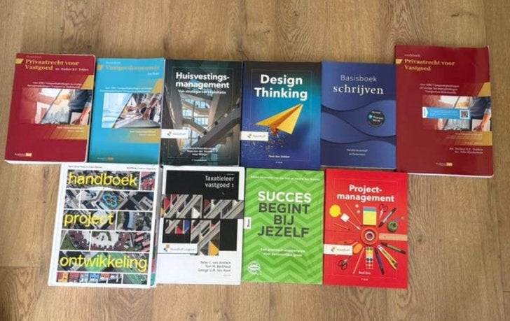 Studieboeken HBO Vastgoedkunde (vastgoed & makelaardij), Boeken, Studieboeken en Cursussen, Ophalen of Verzenden, Alpha, Zo goed als nieuw