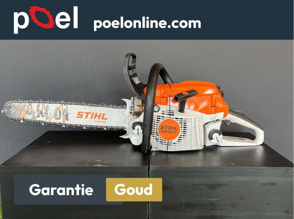 STIHL MS 261 CM  kettingzaag met garantie, Niet ingevuld, Info@poelonline.nl, Ophalen of Verzenden, Zo goed als nieuw
