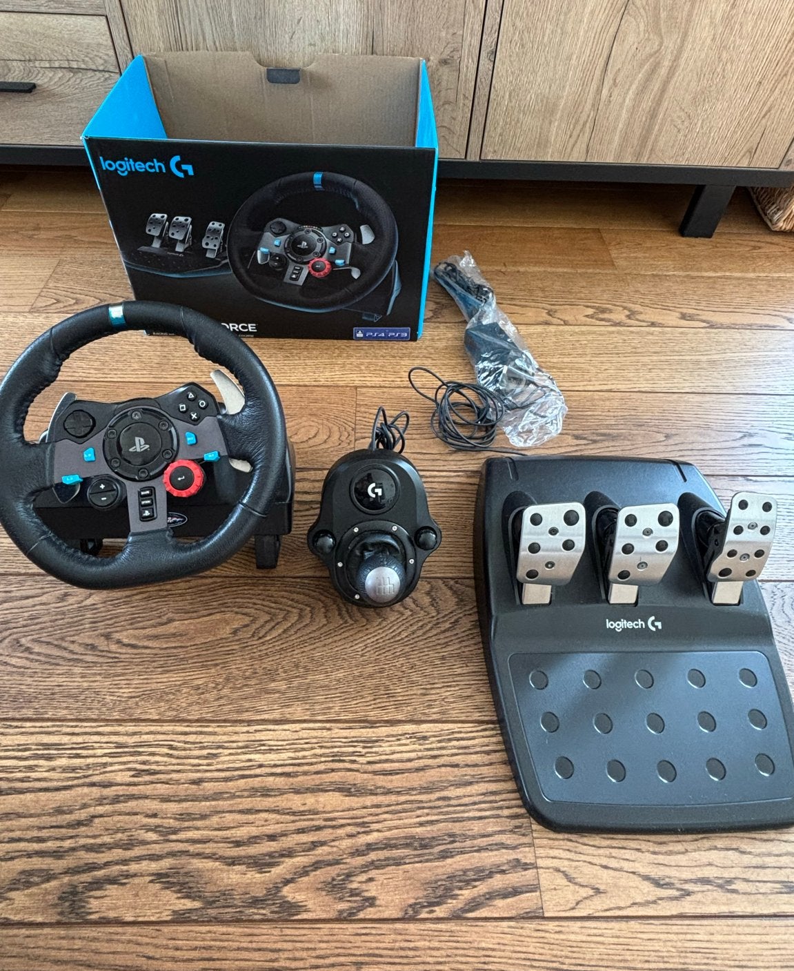 Logitech G29 met shifter, Racestuur, Gebruikt, Force feedback, Logitech