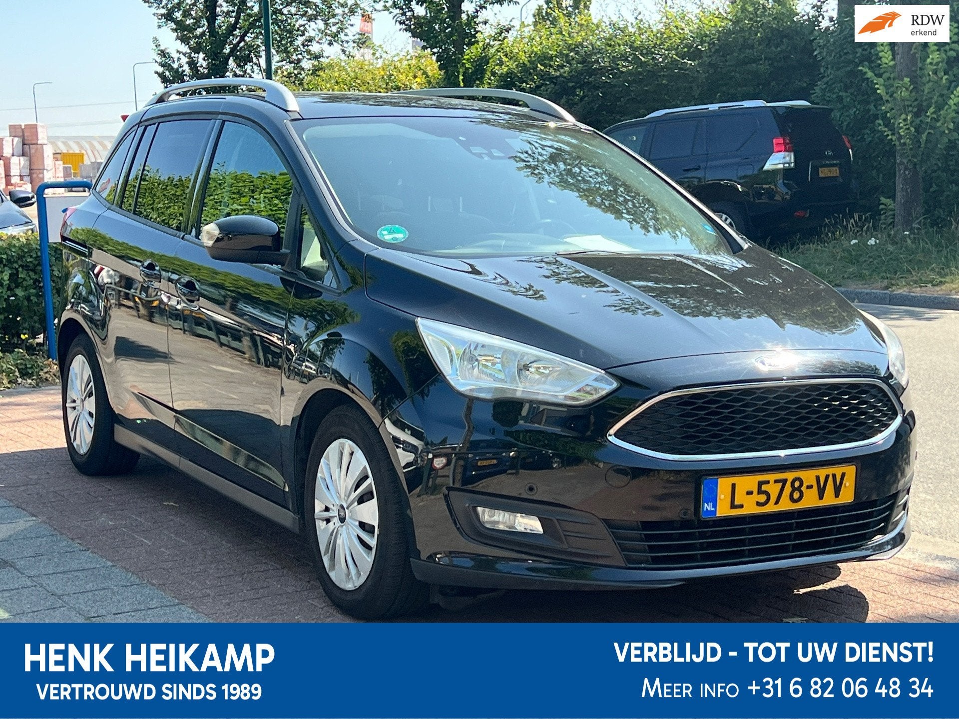 Ford Grand C-Max 1.0 Titanium *Nette Auto| 7pers., Voorwielaandrijving, 125 pk, Gebruikt, Euro 6