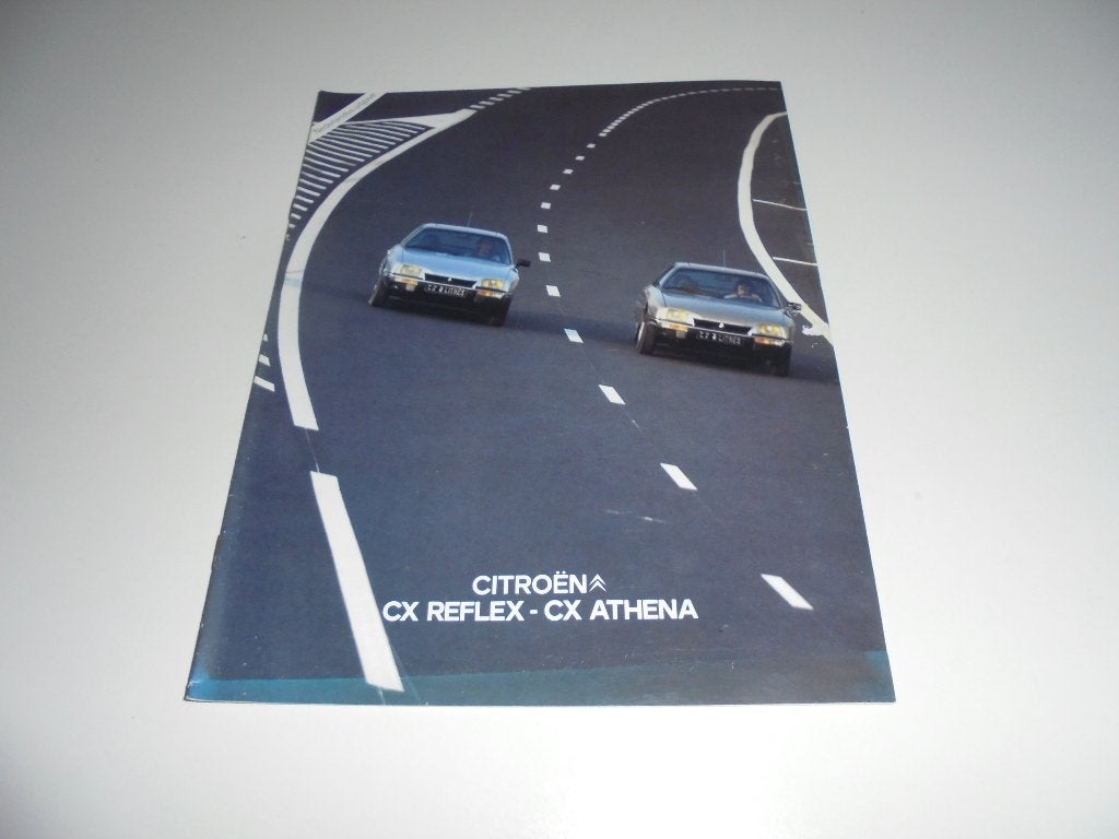 brochure Citroen CX Reflex/ Athena  1981, Ophalen of Verzenden, Gelezen, Citroën