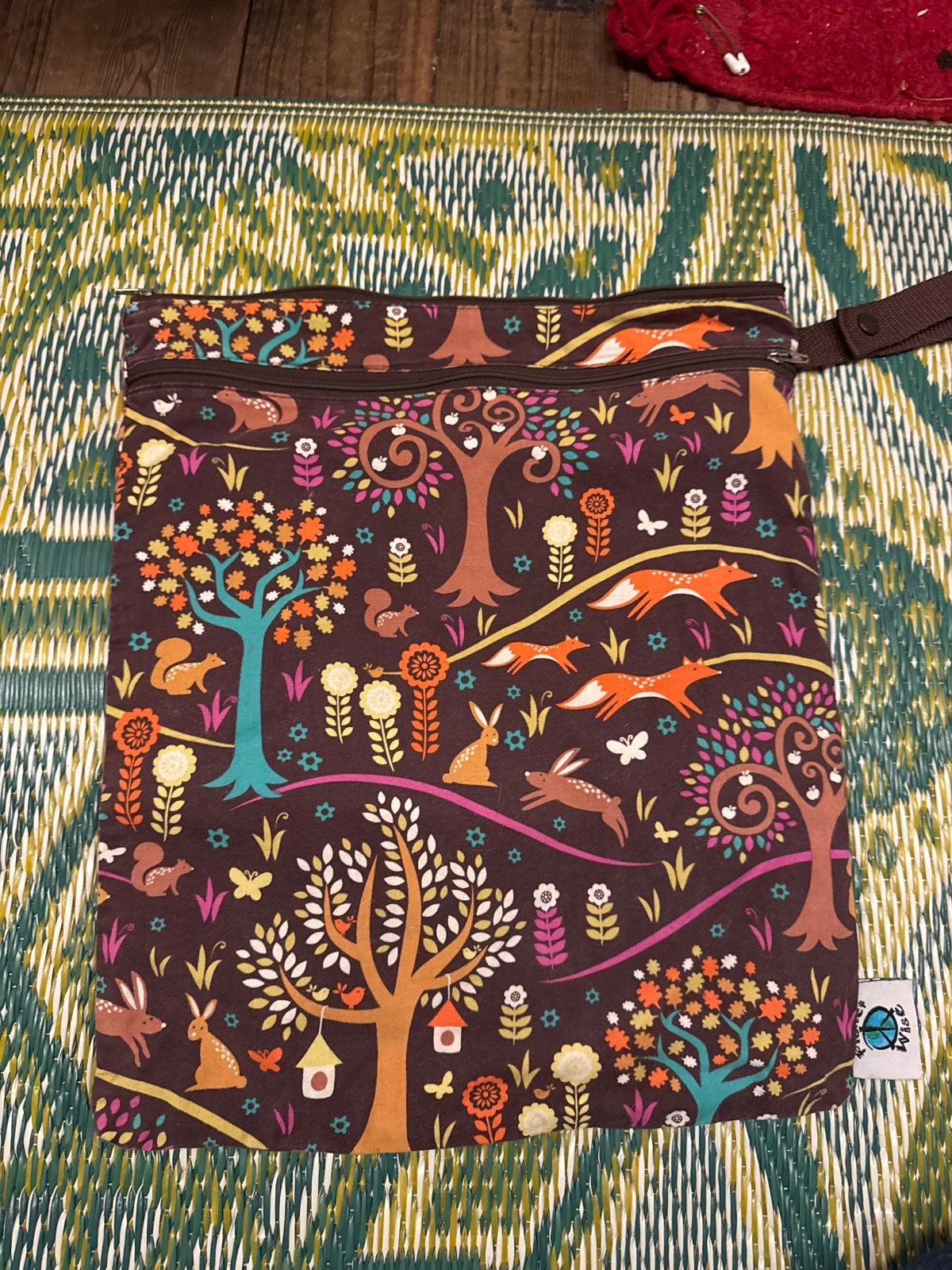 Wetbag voor wasbare luiers - Bosdieren print, Overige merken, Nieuw, Wetbag, Meerkleurig
